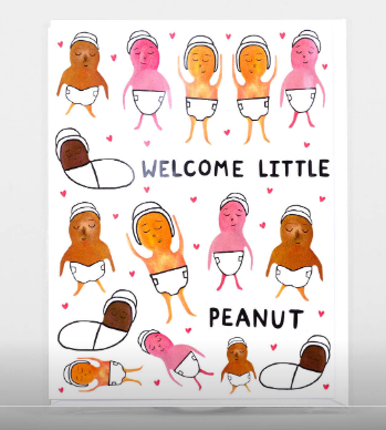 Card - Welcome Little Peanut