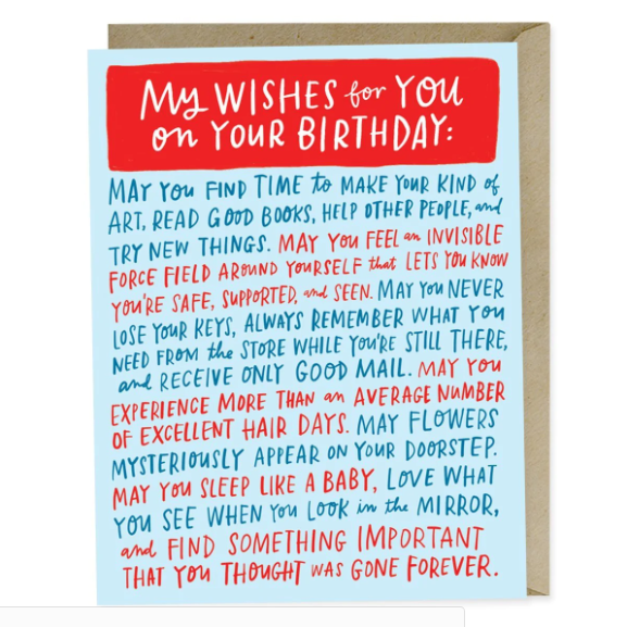 Card - Wishes For You Birthday