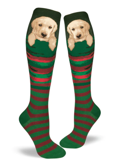 Sock - Knee-High: Stocking Pupper - Spruce