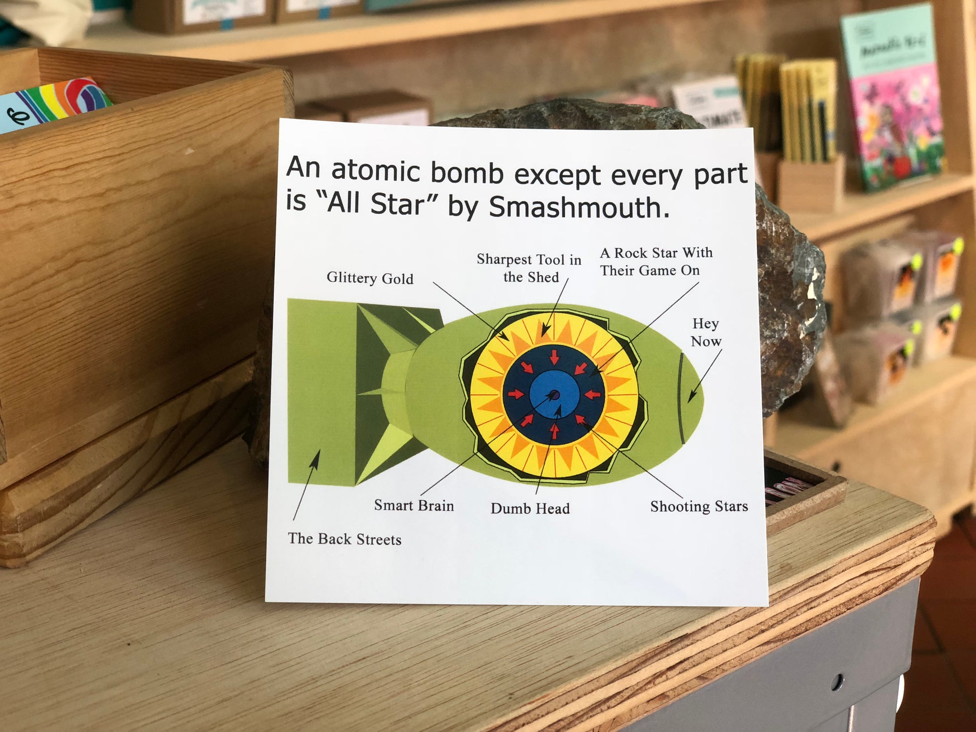 4x4 Sticker - Smashmouth Atomic Bomb