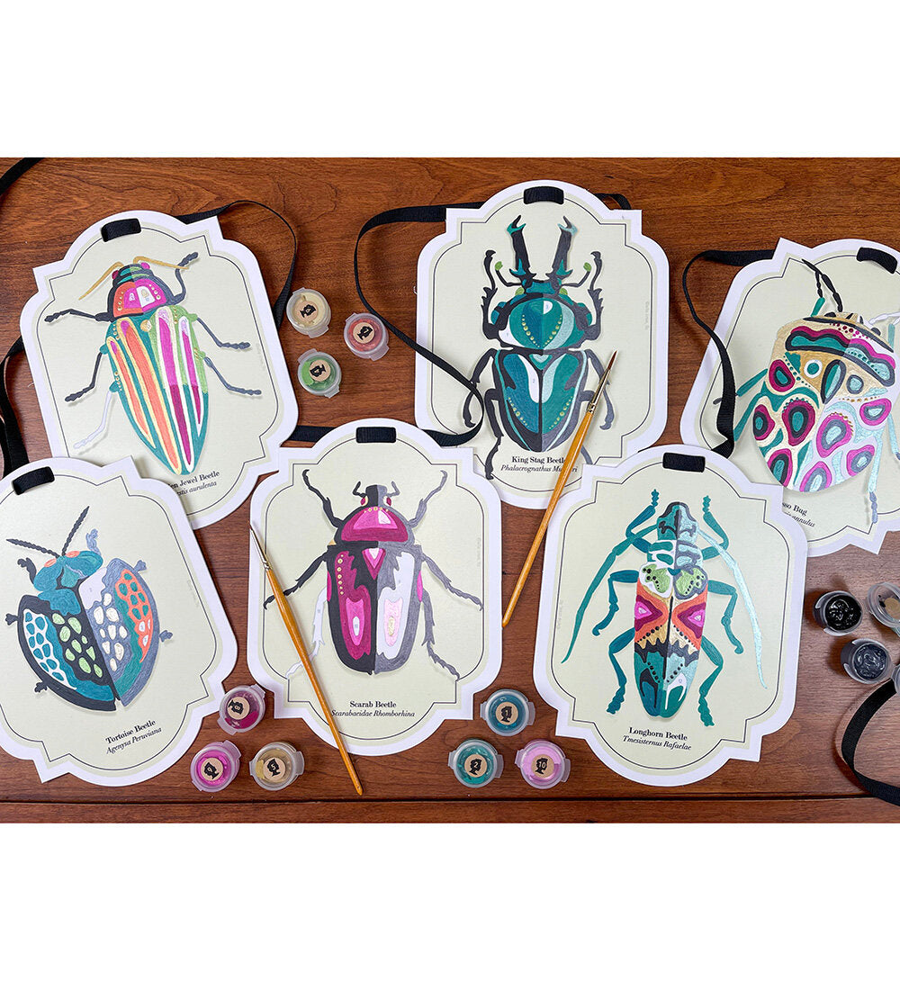 DIY - Paint By Number Hanging Banner - Beetles