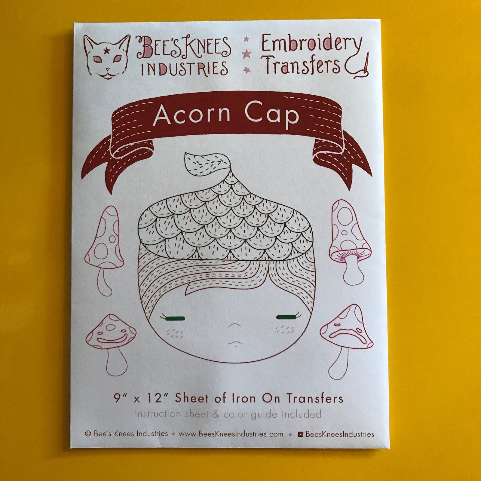 Craft Supply - Pattern - Acorn Cap