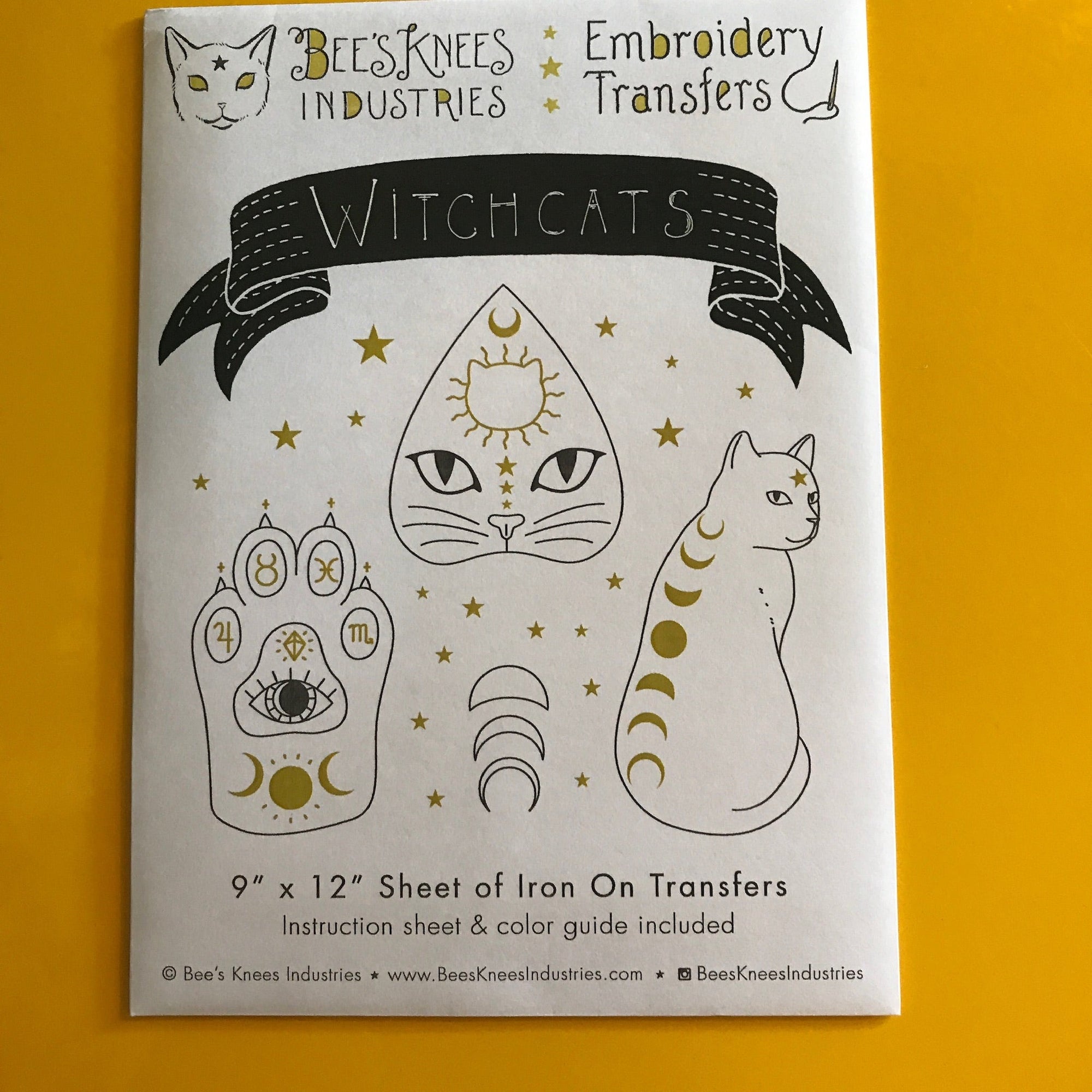Craft Supply - Pattern - Witchcats