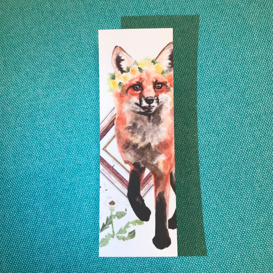Bookmark - Dandelion Fox