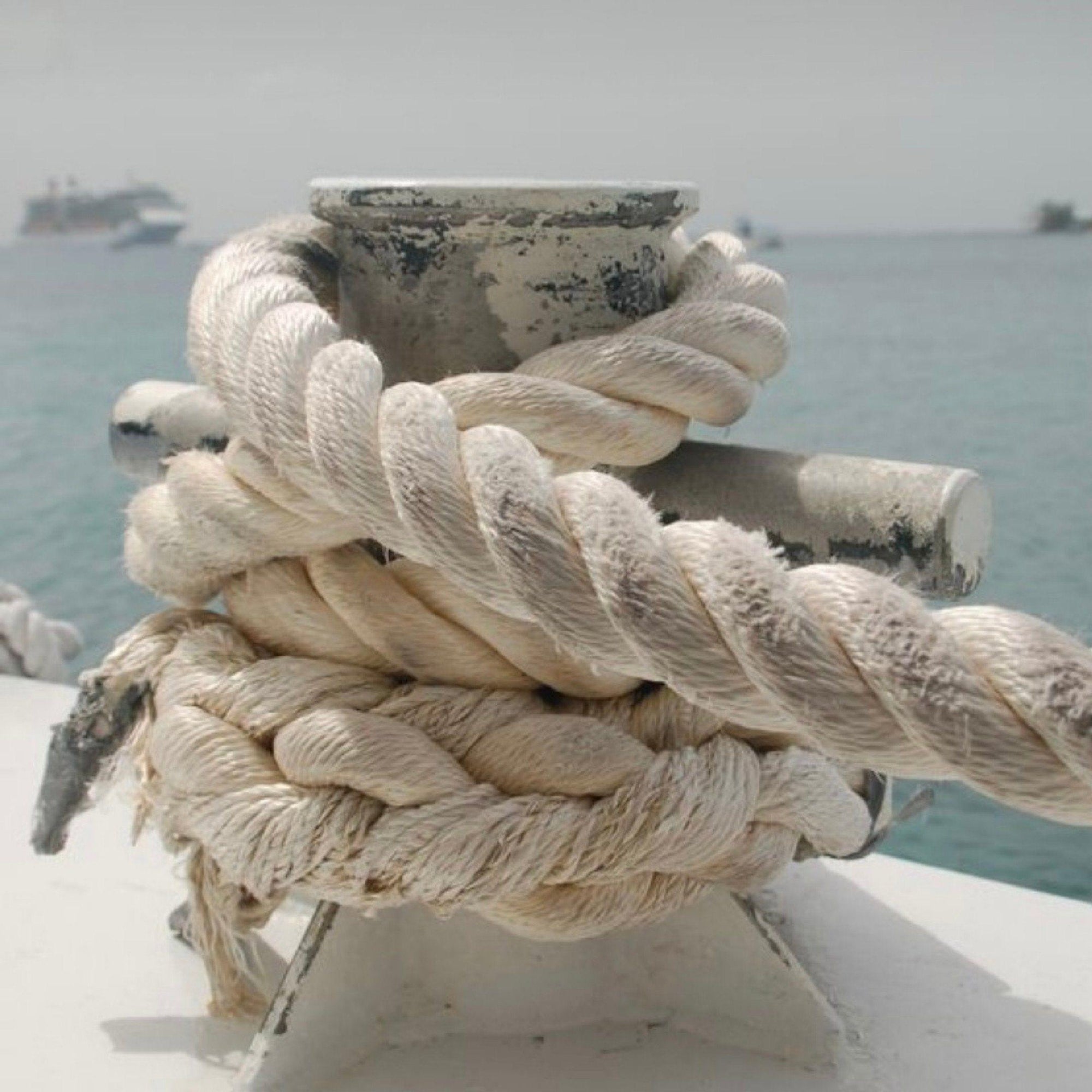 Sailor's Knot Bracelet - handmade nautical boating infinity knot bracelet - Foamy Wader