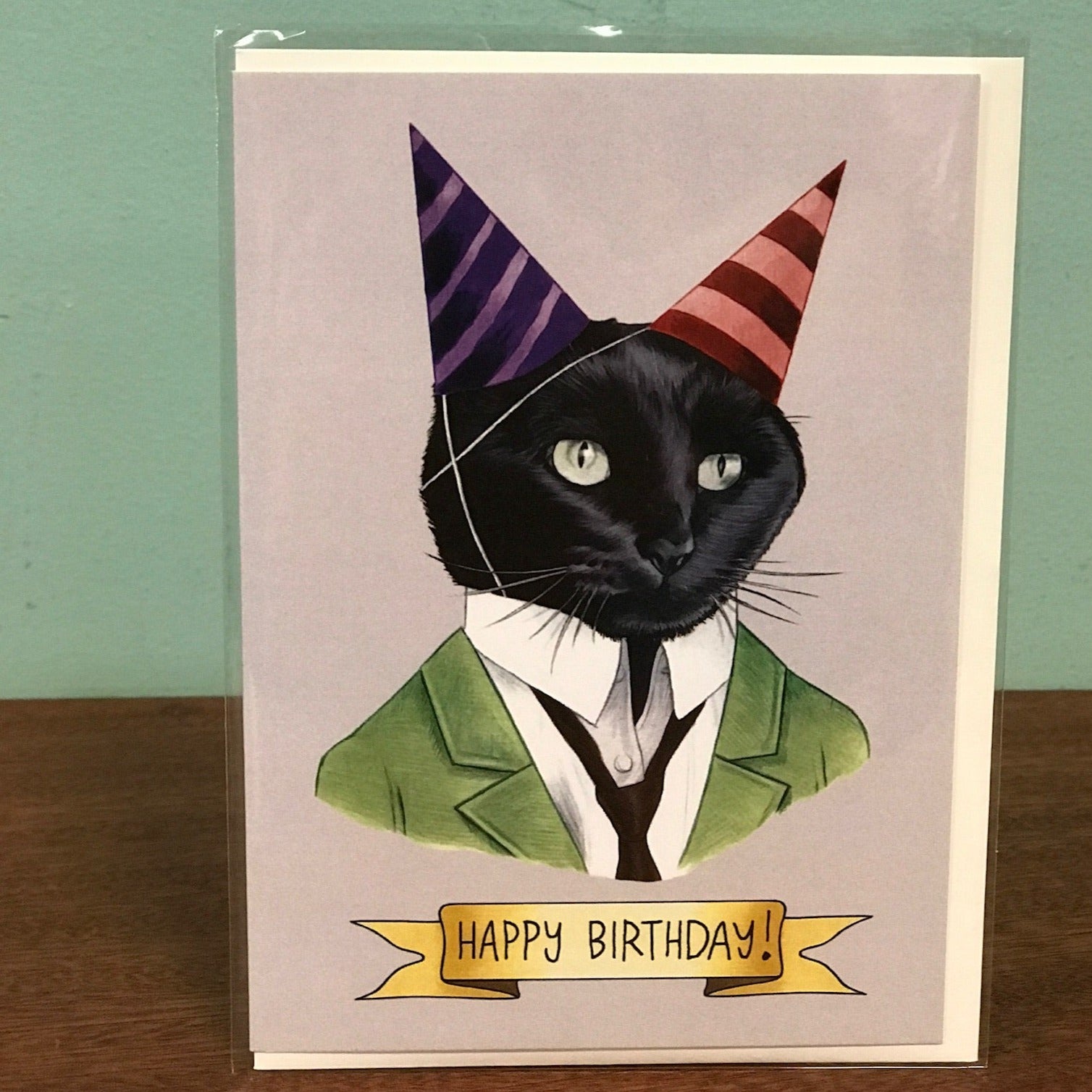 Card - Birthday Happy Birthday Cat
