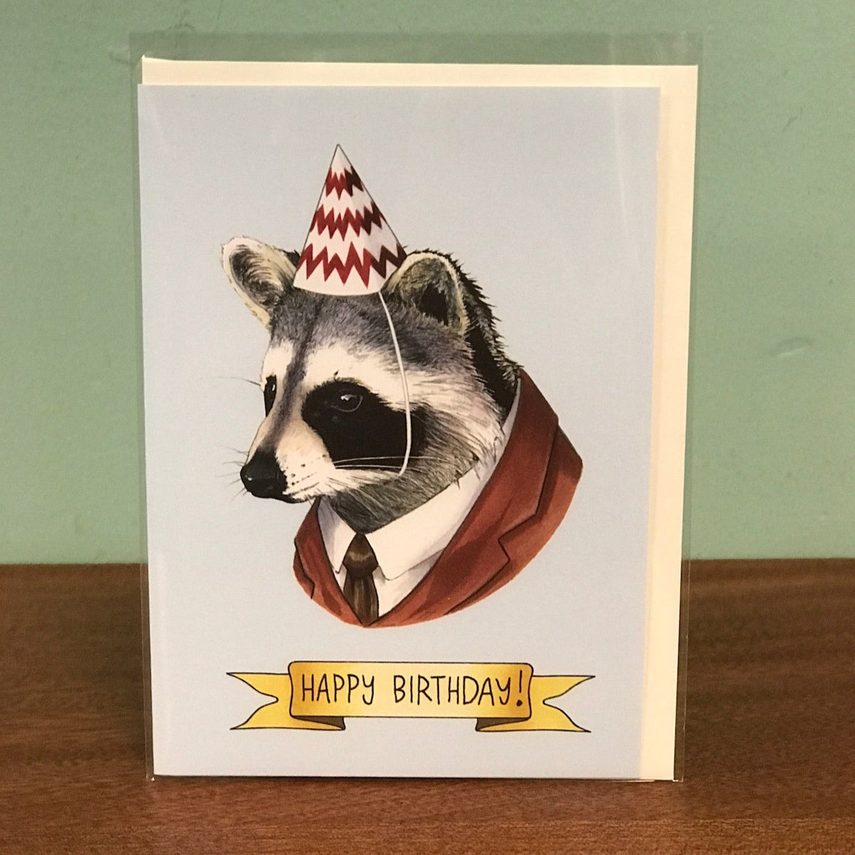 Card - Birthday Happy Birthday Raccoon