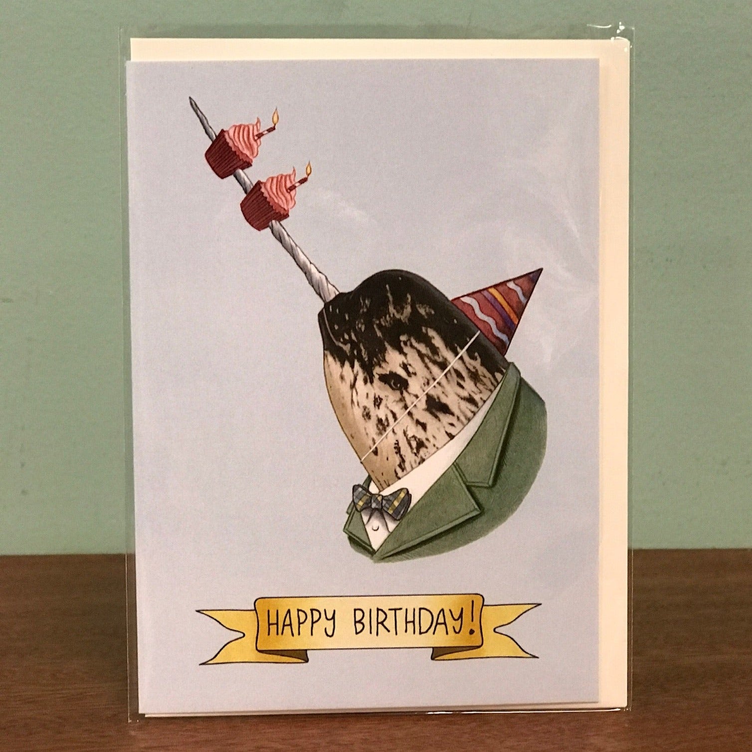 Card - Birthday Happy Birthday Narwhal