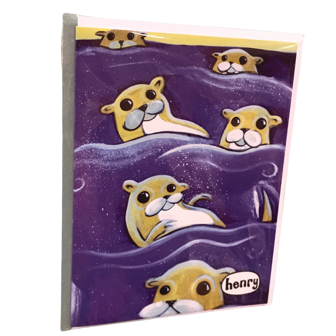 Card - Otters