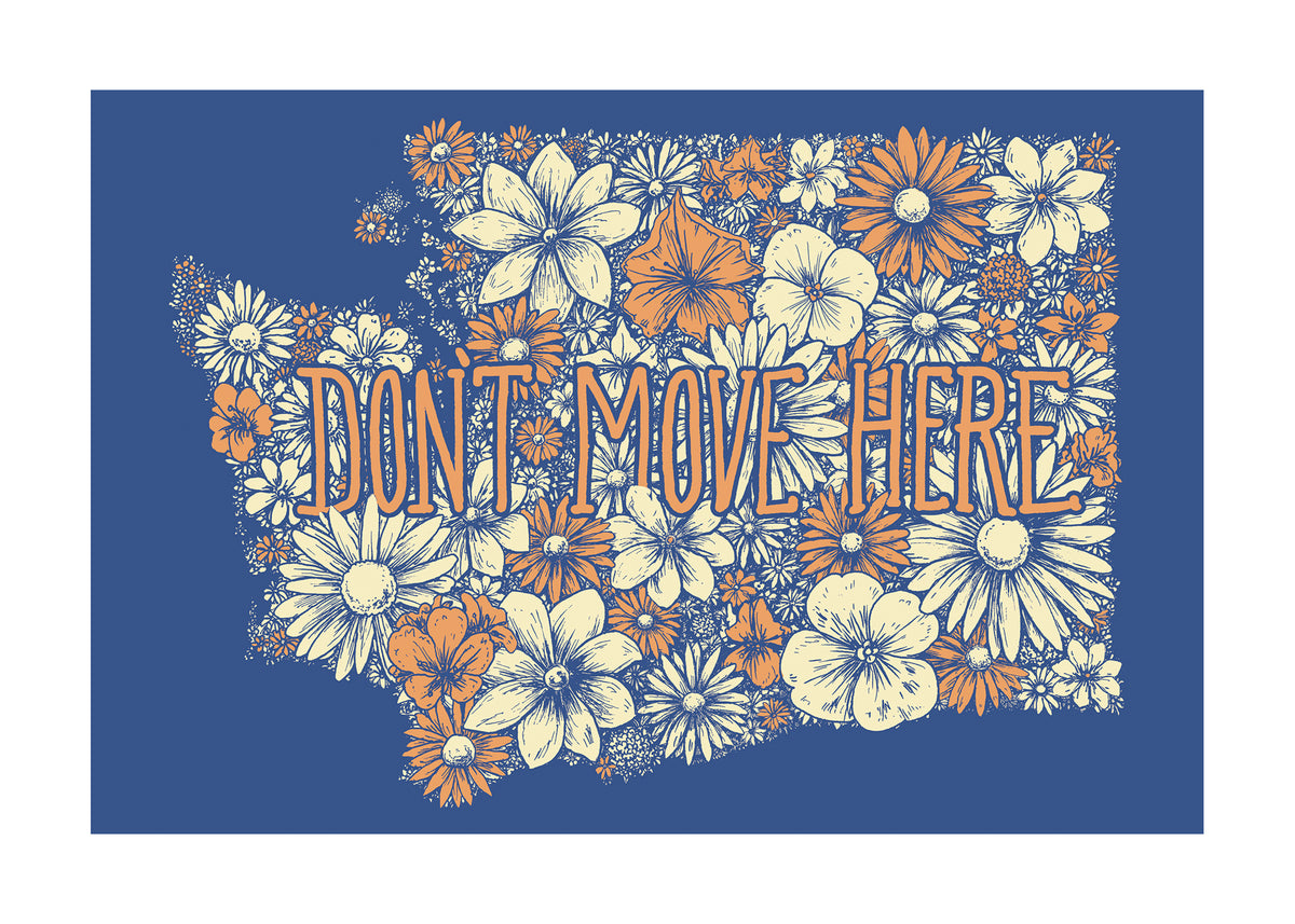 Postcard: Don&#39;t Move Here - Ten Pack