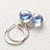 Azure Earrings - 14K gold blue mystic quartz gemstone drop earrings - Foamy Wader