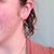 Currents Earrings - handmade triple arrowhead dangle nautical earrings - Foamy Wader