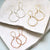 Parasol Earrings - modern lightweight geometric octagon hoop earrings - Foamy Wader