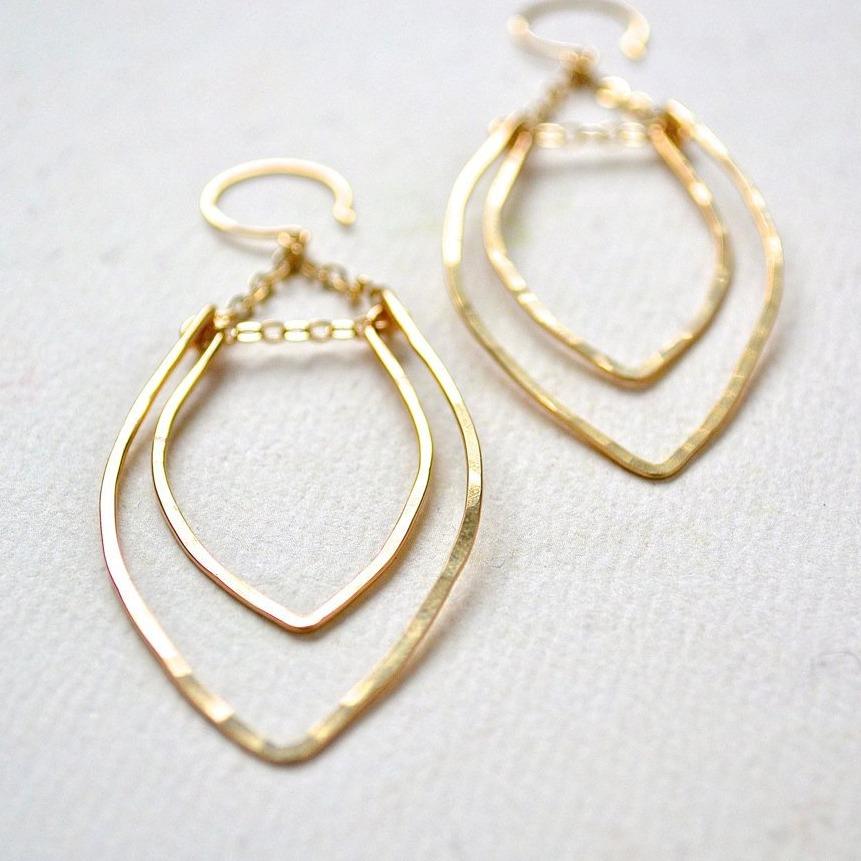 値下げする特売 カンガルー☆jewel gold earring kazy´s handmade