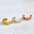 Sunrise Ear Cuff - handmade hammered wide stackable cuff earring - Foamy Wader