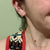 Tightrope Ear Cuff - handmade twisted wire stackable earcuff earring - Foamy Wader