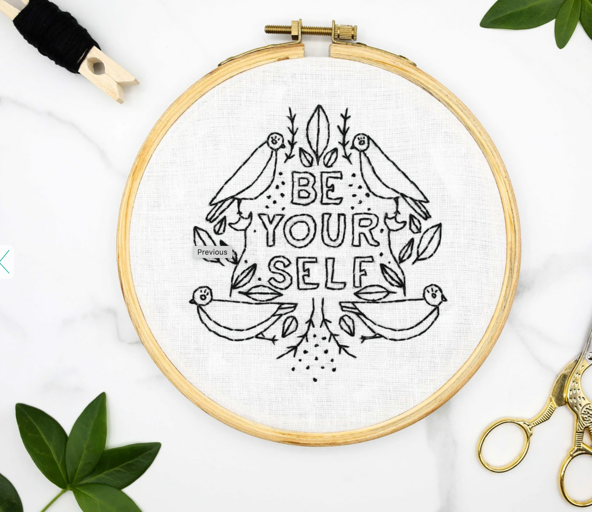 Embroidery Kit - Be Yourself