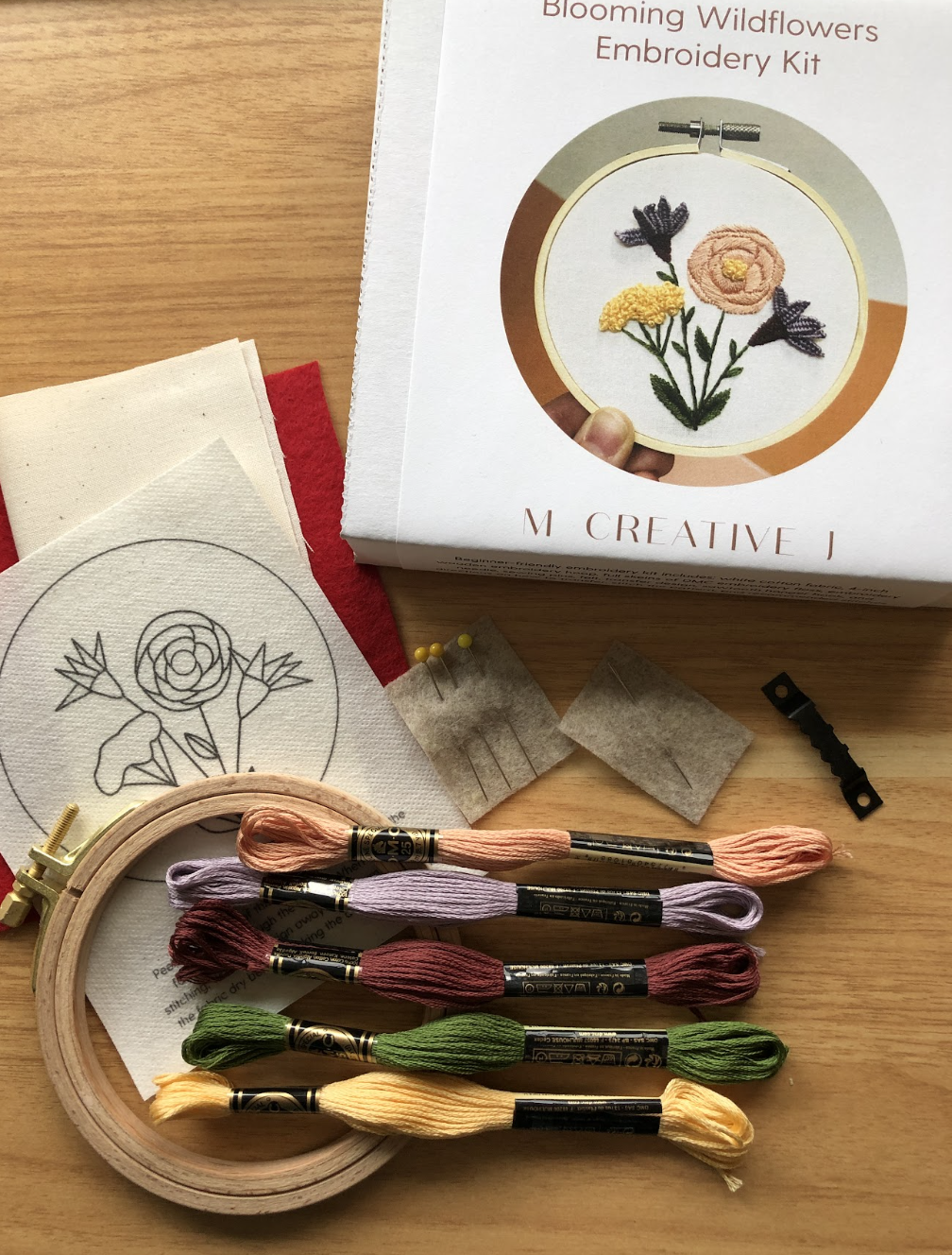 EMBROIDERY CLASS: Blooming Wildflowers - Monster