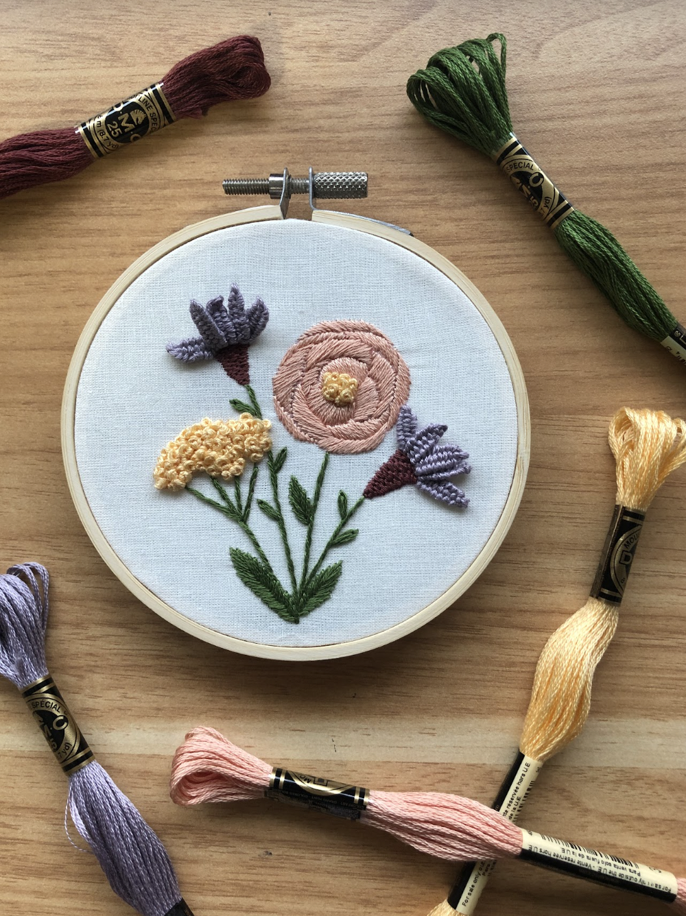 EMBROIDERY CLASS: Blooming Wildflowers
