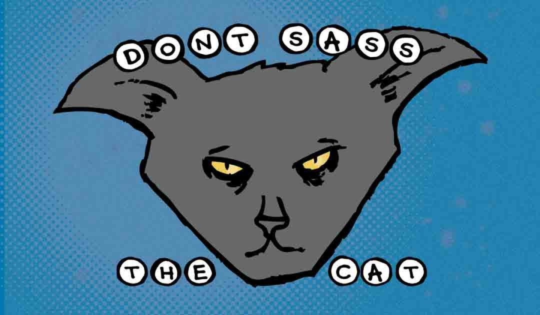 3x2 Sticker: Don&#39;t Sass the Cat - Pack of 10