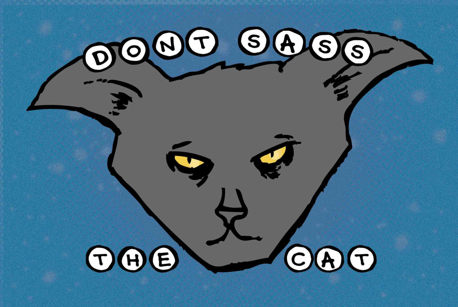 Postcard: Don't Sass the Cat - Ten Pack