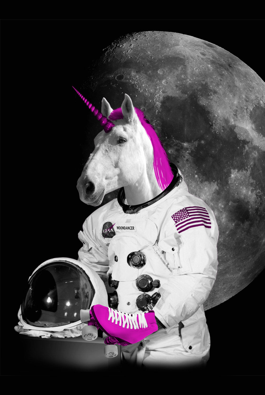 Postcard: Astronaut Unicorn - Ten Pack
