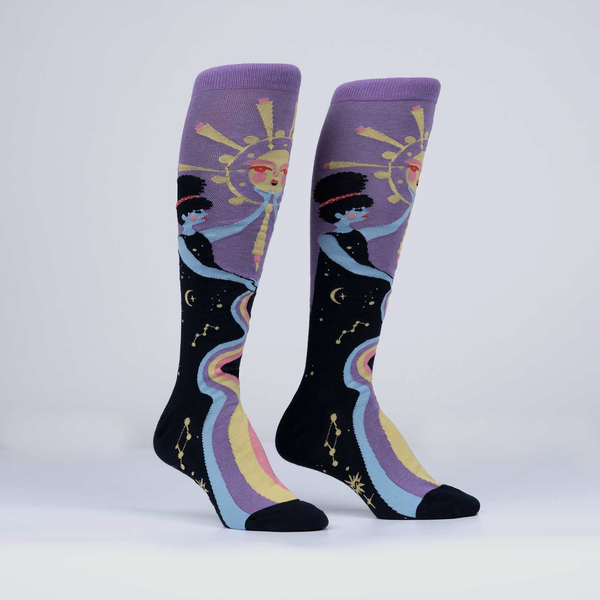 Sock - Knee-High: Cosmic Connection