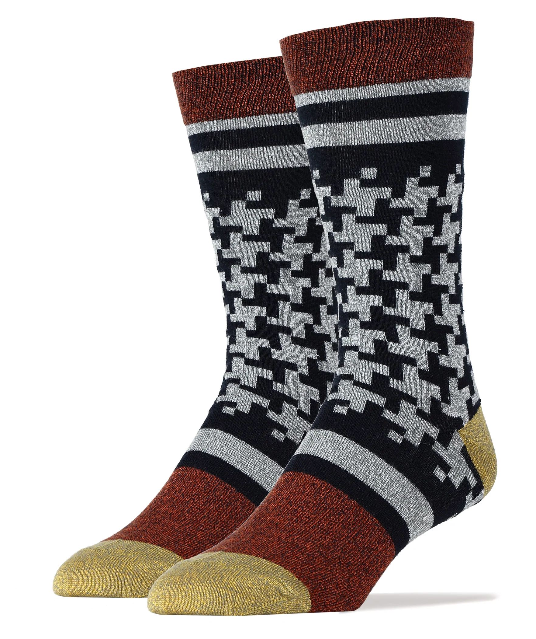 Sock - Large Bamboo Crew: Park Ave