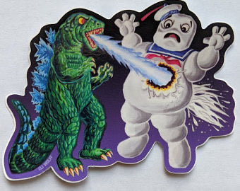 Sticker - Godzilla Vs. Stay Puft