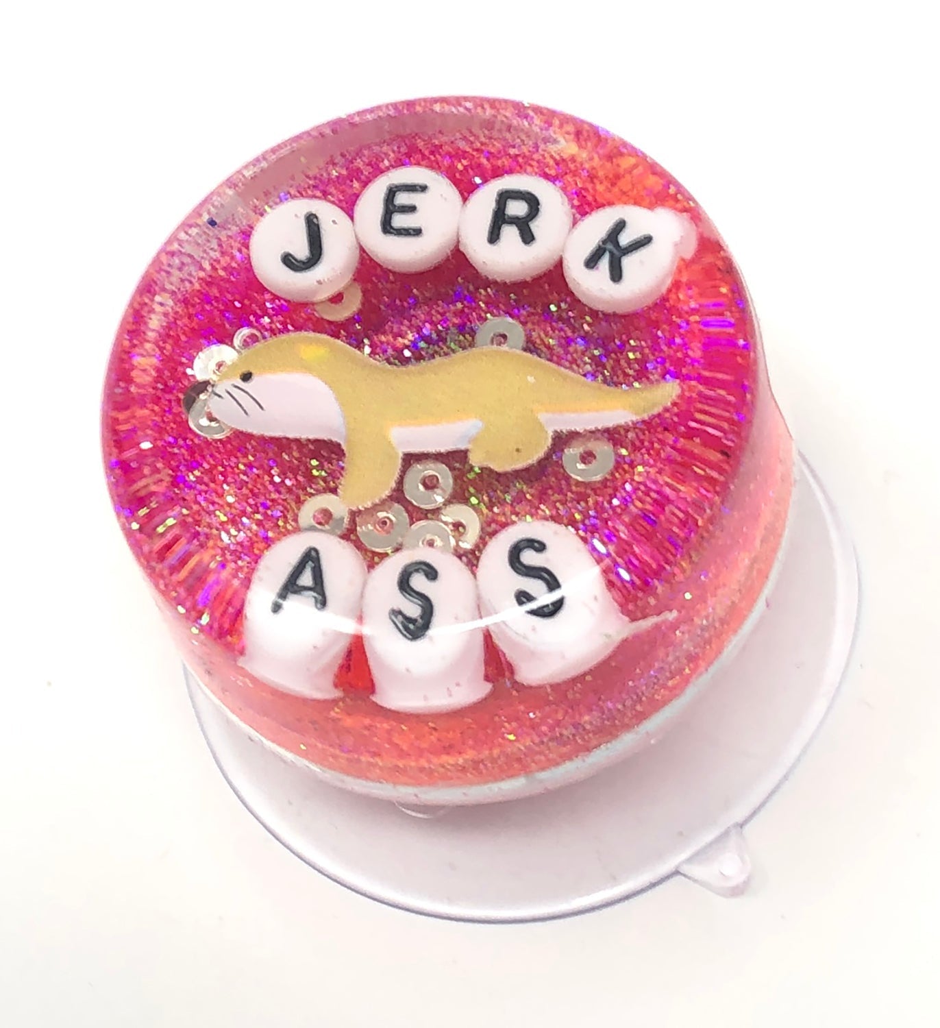 Jerk Ass - Shower Art - READY TO SHIP