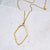 Polaris Necklace - handmade modern geometric north star pendant necklace - Foamy Wader