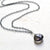 Twilight Necklace - violet iolite gemstone solitaire necklace - Foamy Wader