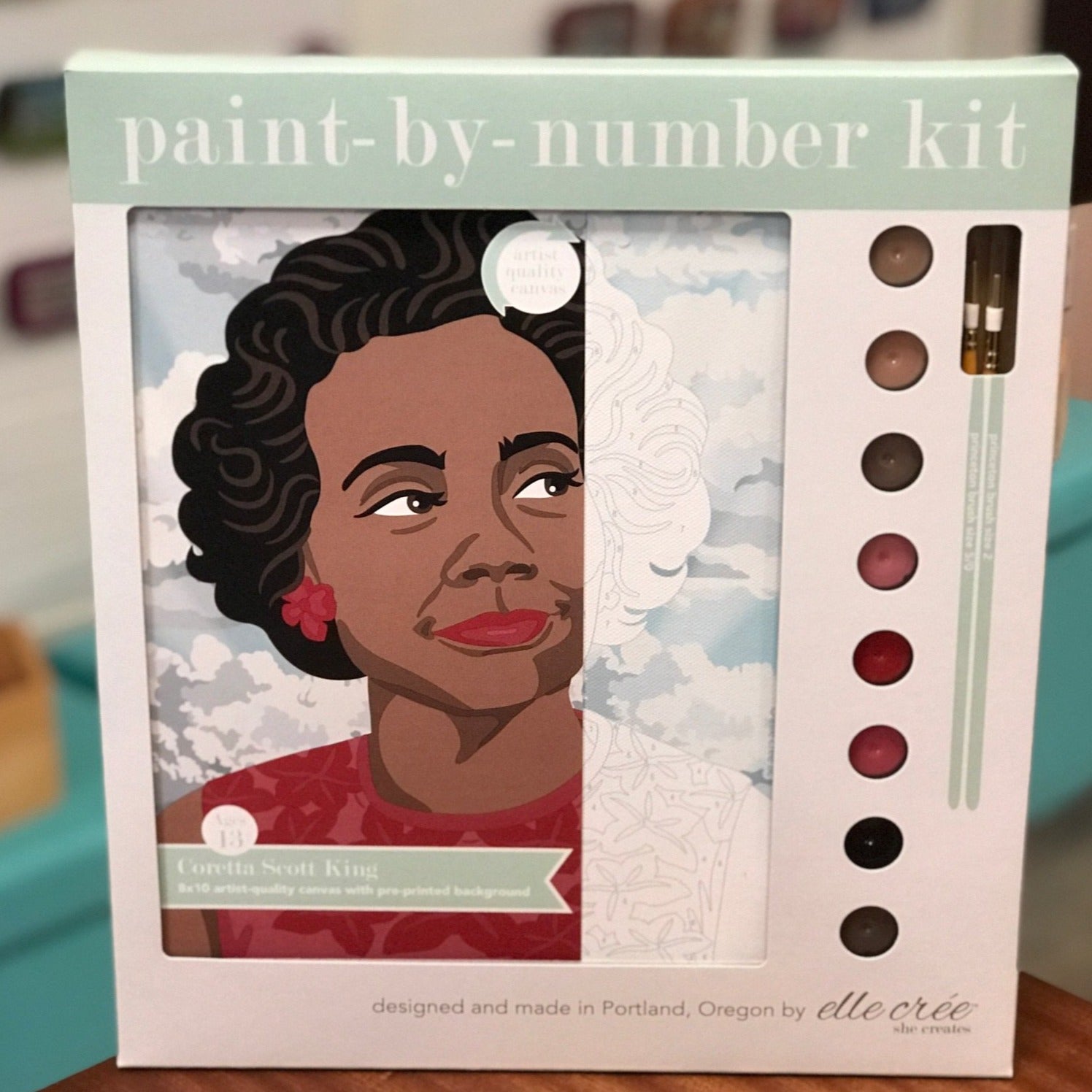 DIY - Paint By Number Kit - Coretta Scott King