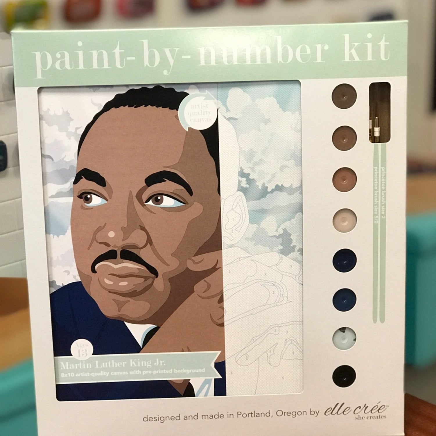 DIY - Paint By Number Kit - Martin Luther King - Monster