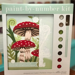 Fawn Mushrooms MINI Paint-by-Number Kit – Reverie Goods & Gifts