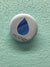 1.25" Button - Don't Move Here Raindrop Button (Three Pack)