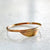 Sunrise Ring - handmade shimmering semi-circle sunrise stacking ring - Foamy Wader