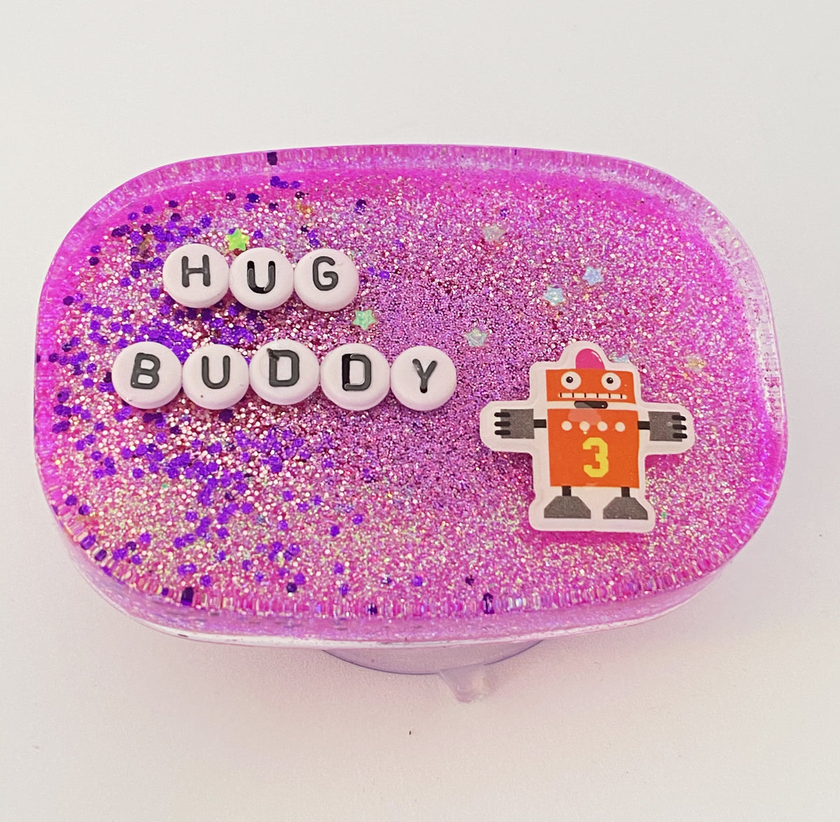 Hug Buddy - Shower Art - READY TO SHIP *