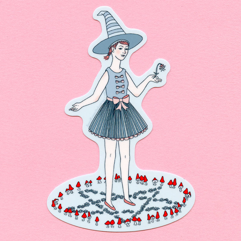 Sticker - Faerie Ring Witch