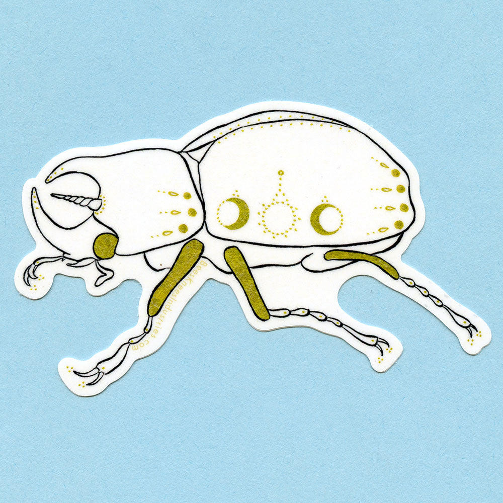 Sticker - Unicorn Beetle