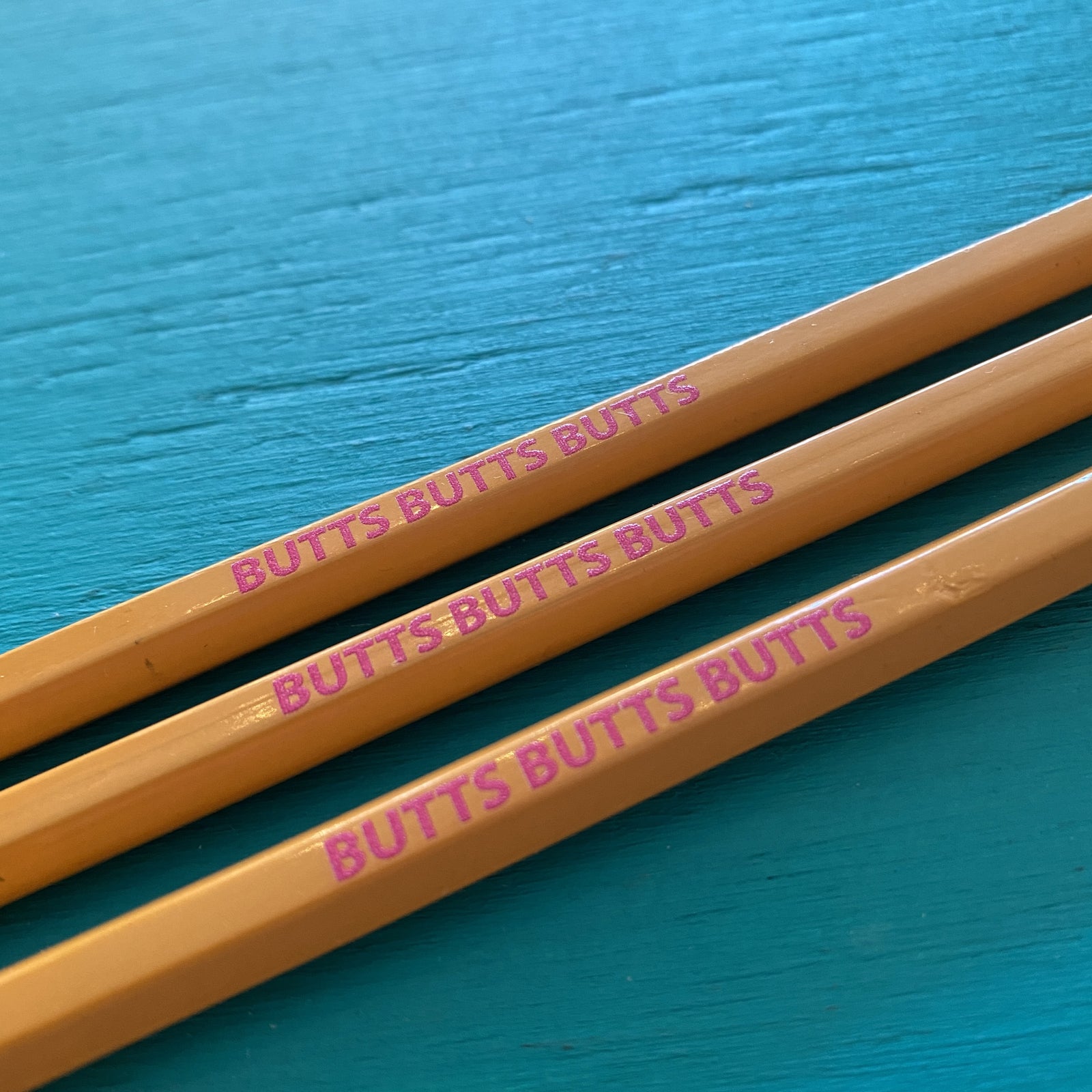 Pencil Three Pack - Butts Butts Butts