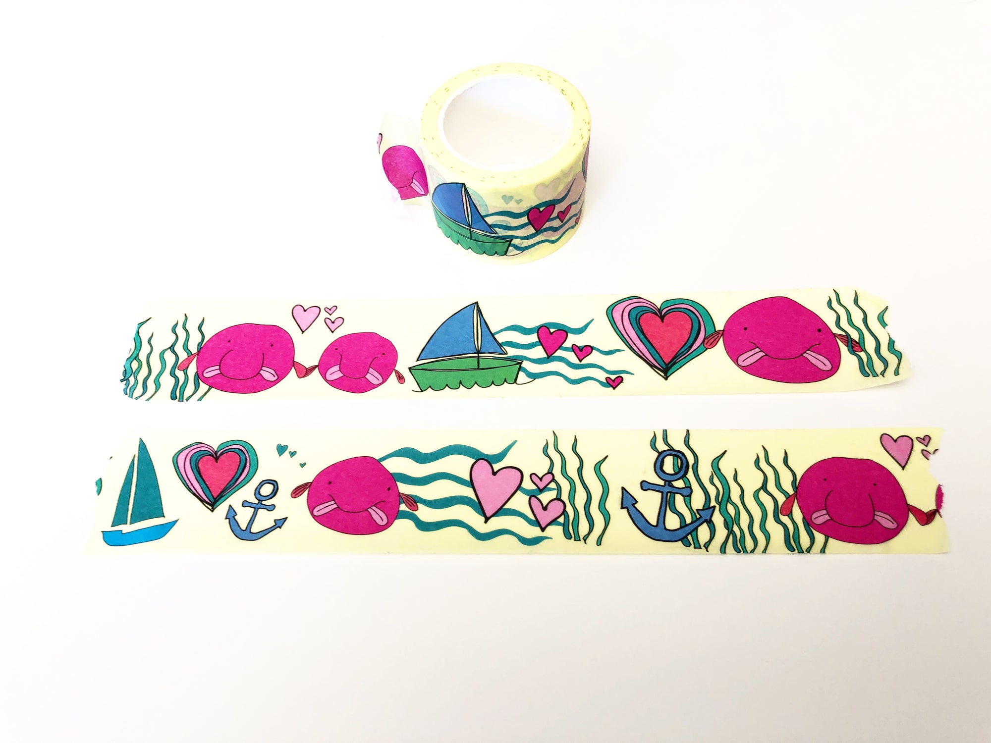 Washi Tape - Blob Fish Pattern